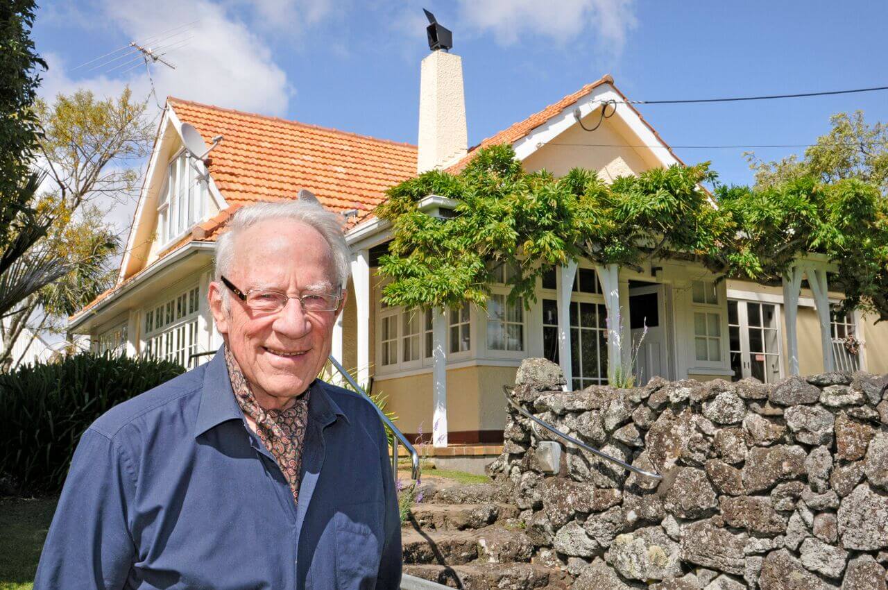 Sir Harold Marshall, a famous Mt Albert son and world-renowned in the field of acoustics. Picture Julia Thorne Sir Harold Marshall of Mt Albert is world-renowned in the field of acoustics.